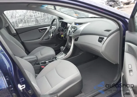 2013 Hyundai Elantra Gls z USA, uszkodzony, nr VIN 5NPDH4AE0DH386021